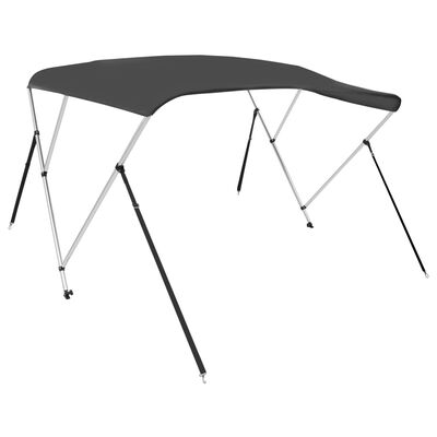 vidaXL 3 Bow Bimini Top Anthracite 72"x55.1"x53.9"