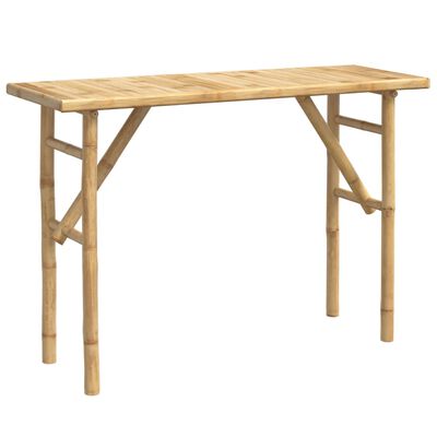 vidaXL Console Table 115x39x72" Bamboo