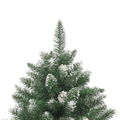 vidaXL Artificial Christmas Tree with Stand 82.7" PVC