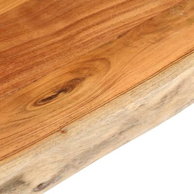 vidaXL Table Top 39.4"x23.6"x1" Rectangular Solid Wood Acacia Live Edge