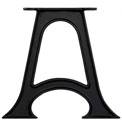 vidaXL Coffee Table Legs 2 pcs with Arched Base A-Frame Cast Iron