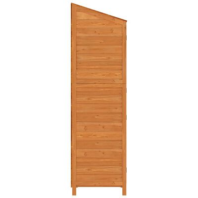 vidaXL Garden Shed Brown 40.2"x20.5"x68.7" Solid Wood Fir