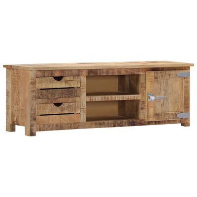 vidaXL TV Stand 47.2"x11.8"x15.7" Solid Wood Mango