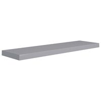 vidaXL Floating Wall Shelf Gray 35.4"x9.3"x1.5" MDF