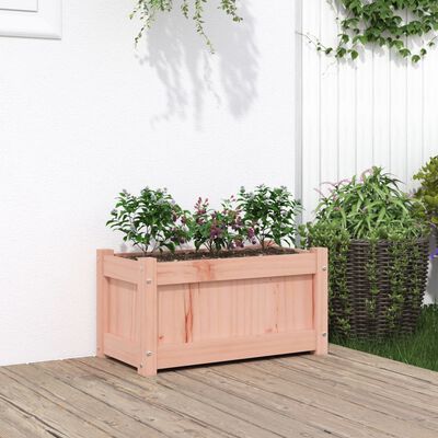 vidaXL Garden Planter 23.6"x12.2"x12.2" Solid Wood Douglas