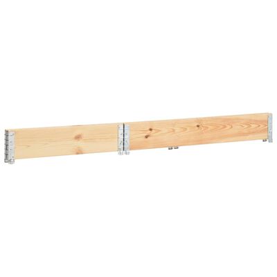 vidaXL Pallet Collar 39.4"x59.1" Solid Pine Wood