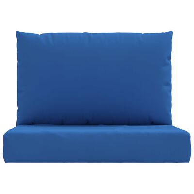 vidaXL Pallet Cushions 2 pcs Blue Oxford Fabric