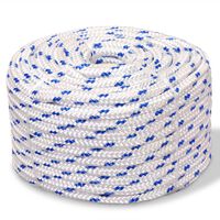 vidaXL Marine Rope Polypropylene 0.31" 3937" White