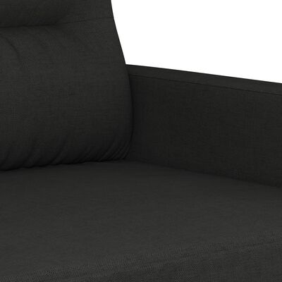 vidaXL Sofa Chair Black 23.6" Fabric