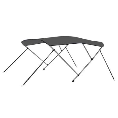 vidaXL 3 Bow Bimini Top Anthracite 72"x55.1"x53.9"