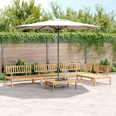 vidaXL 5 Piece Patio Pallet Sofa Set Solid Wood Acacia