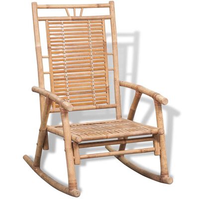 test Bestuiven Revolutionair vidaXL Rocking Chair Bamboo | vidaXL.com