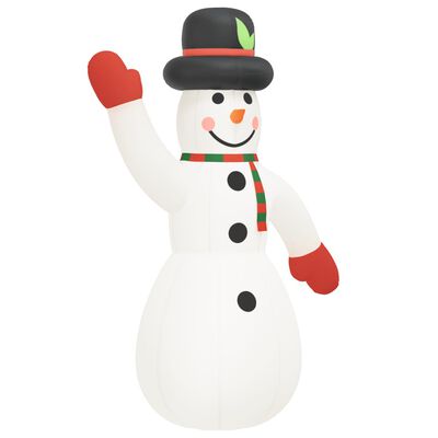 vidaXL Inflatable Snowman with LEDs 20 ft