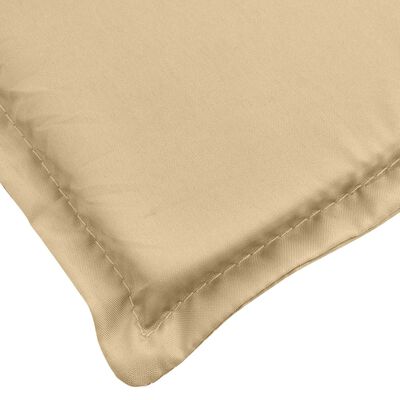 vidaXL Lowback Chair Cushions 6 pcs Melange Beige 39.4"x19.7"x1.6" Fabric