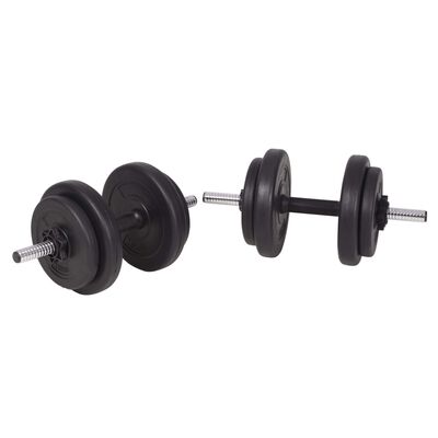 vidaXL Barbell and Dumbbell Set 264.6 lb