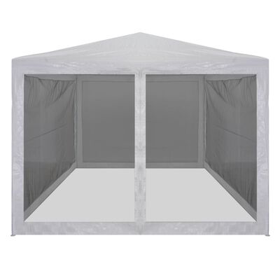 vidaXL Party Tent with 4 Mesh Sidewalls 157.5"x118.1"