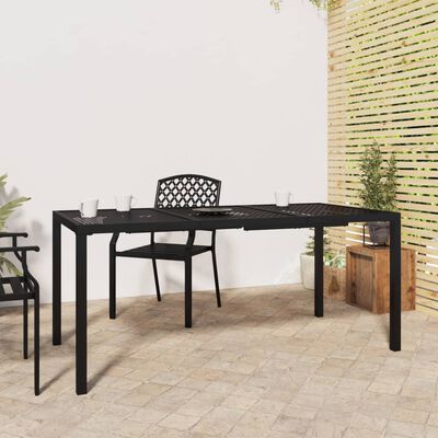 vidaXL Patio Table Anthracite 65"x31.5"x28.3" Steel