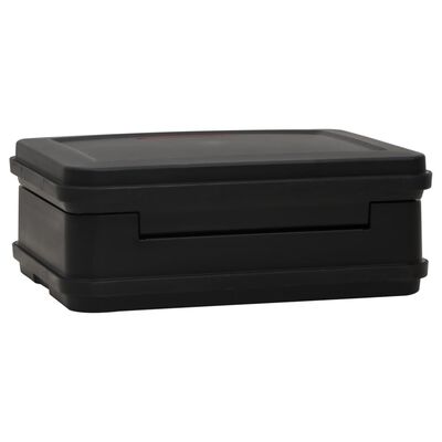 vidaXL Safe Box Black 17.3"x14.6"x6.5"