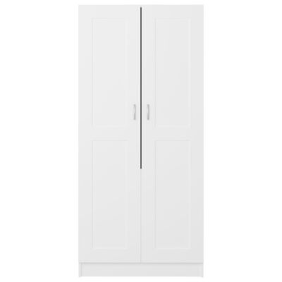 vidaXL Wardrobe White 32.5"x20.3"x70.9" Engineered Wood