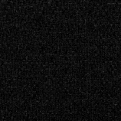 vidaXL 2 Piece Sofa Set Black Fabric