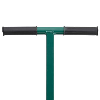 vidaXL Compost Spreader Green Ø15.7"x23.6" Steel