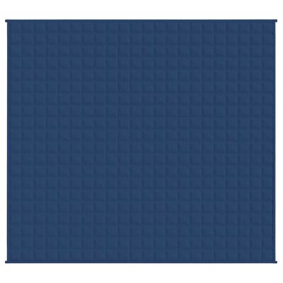 vidaXL Weighted Blanket Blue 86.6"x90.6" 33.1 lb Fabric