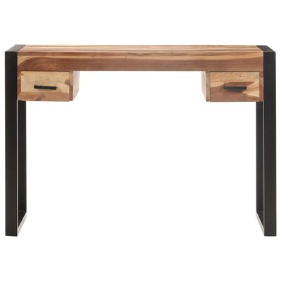 vidaXL Desk 43.3"x19.7"x29.9" Solid Wood