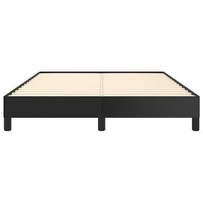 vidaXL Bed Frame Black 53.9"x74.8" Full Faux Leather