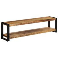 vidaXL TV Stand 59.1"x11.8"x15.7" Solid Wood Mango