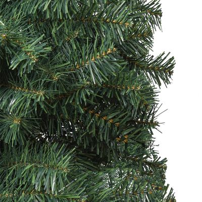 vidaXL Slim Christmas Tree with Stand 106.3" PVC