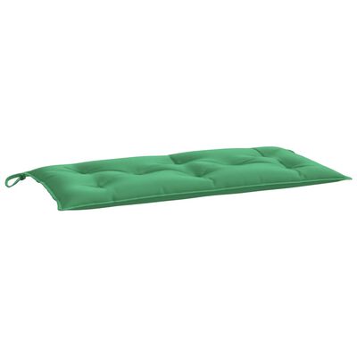 vidaXL Garden Bench Cushions 2pcs Green 39.4"x19.7"x2.8" Oxford Fabric