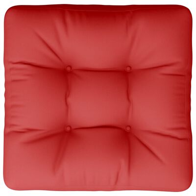 vidaXL Pallet Cushion Red 23.6"x23.6"x4.7" Fabric