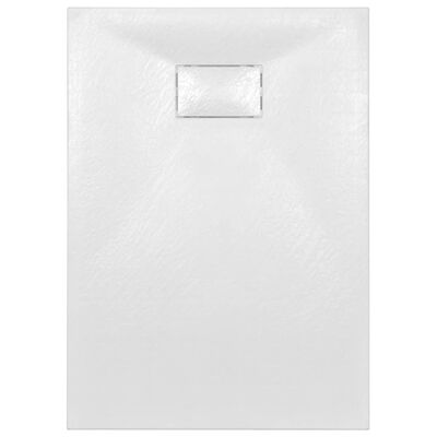 vidaXL Shower Base Tray SMC White 39.4"x27.6"