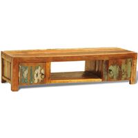 vidaXL TV Stand with 2 Doors Reclaimed Wood Vintage