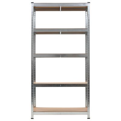 vidaXL Storage Shelves 2 pcs 35.4"x15.7"x70.9" MDF