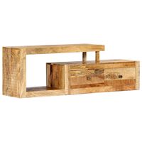 vidaXL TV Stand 47.2"x11.8"x15.7" Solid Wood Mango