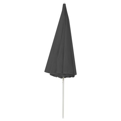 vidaXL Beach Parasol Anthracite 118.1"