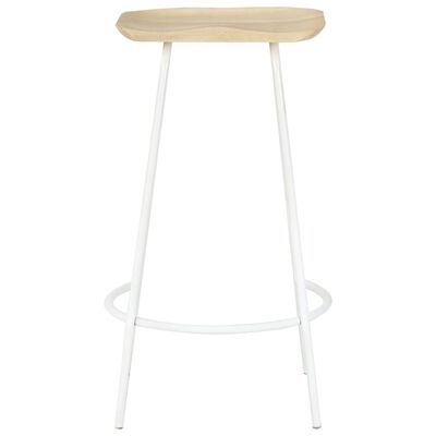 vidaXL Bar Stools 4 pcs Solid Mango Wood