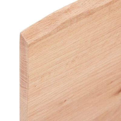 vidaXL Wall Shelf Light Brown 31.5"x23.6"x0.8" Treated Solid Wood Oak