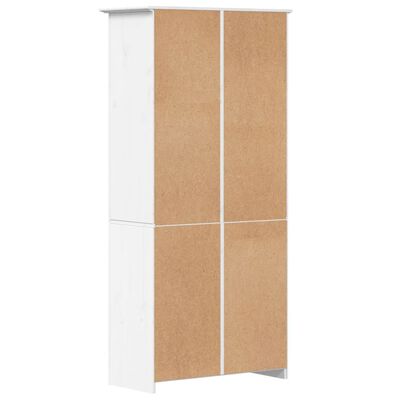 vidaXL Bookcase BODO White 32.3"x15.7"x68.1" Solid Wood Pine