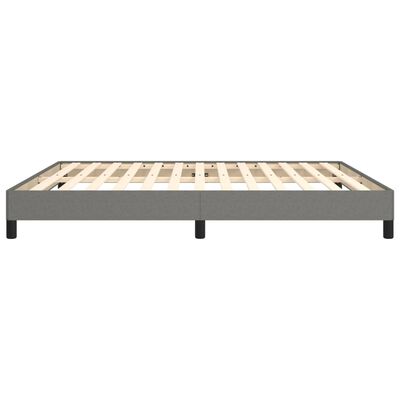 vidaXL Bed Frame Dark Gray 72"x83.9" California King Fabric