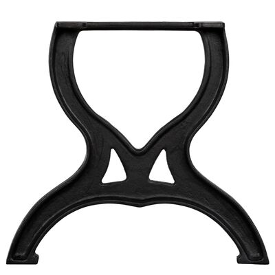 vidaXL Coffee Table Legs 2 pcs X-Frame Cast Iron