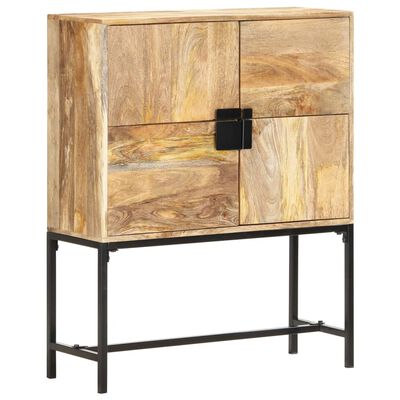 vidaXL Highboard 31.5"x11.8"x39.4" Solid Mango Wood