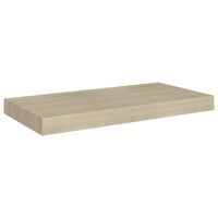 vidaXL Floating Wall Shelf Oak 19.7"x9.1"x1.5" MDF