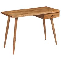 vidaXL Writing Table Solid Acacia Wood 43.3"x19.7"x29.9"