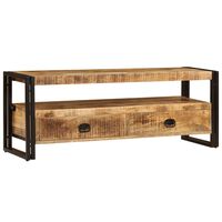 vidaXL TV Stand 47.2"x13.8"x17.7" Solid Wood Mango