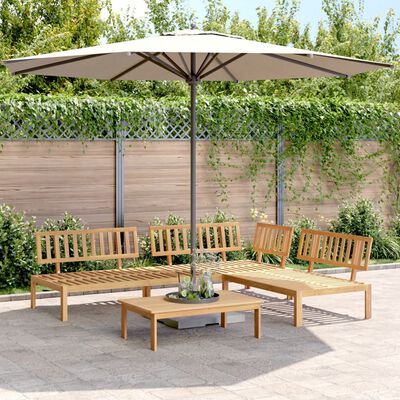 vidaXL 4 Piece Patio Pallet Sofa Set Solid Wood Acacia