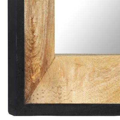 vidaXL Mirror 43.3"x19.7" Solid Mango Wood