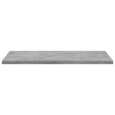 vidaXL Bookshelf Boards 8 pcs Concrete Gray 15.7"x19.7"x0.6" Engineered Wood