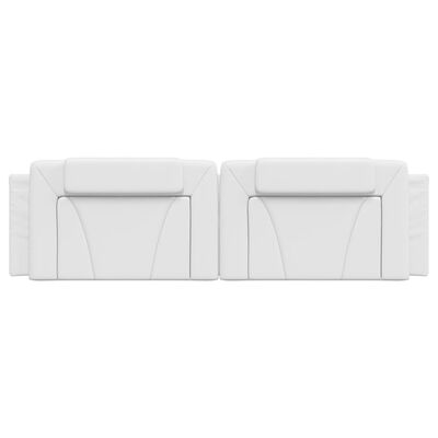 vidaXL Headboard Cushion White 72" Faux Leather